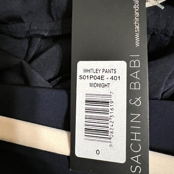 Sachin and Babi Whitley Pant in Midnight Size 0 NWT - Picture 6 of 6